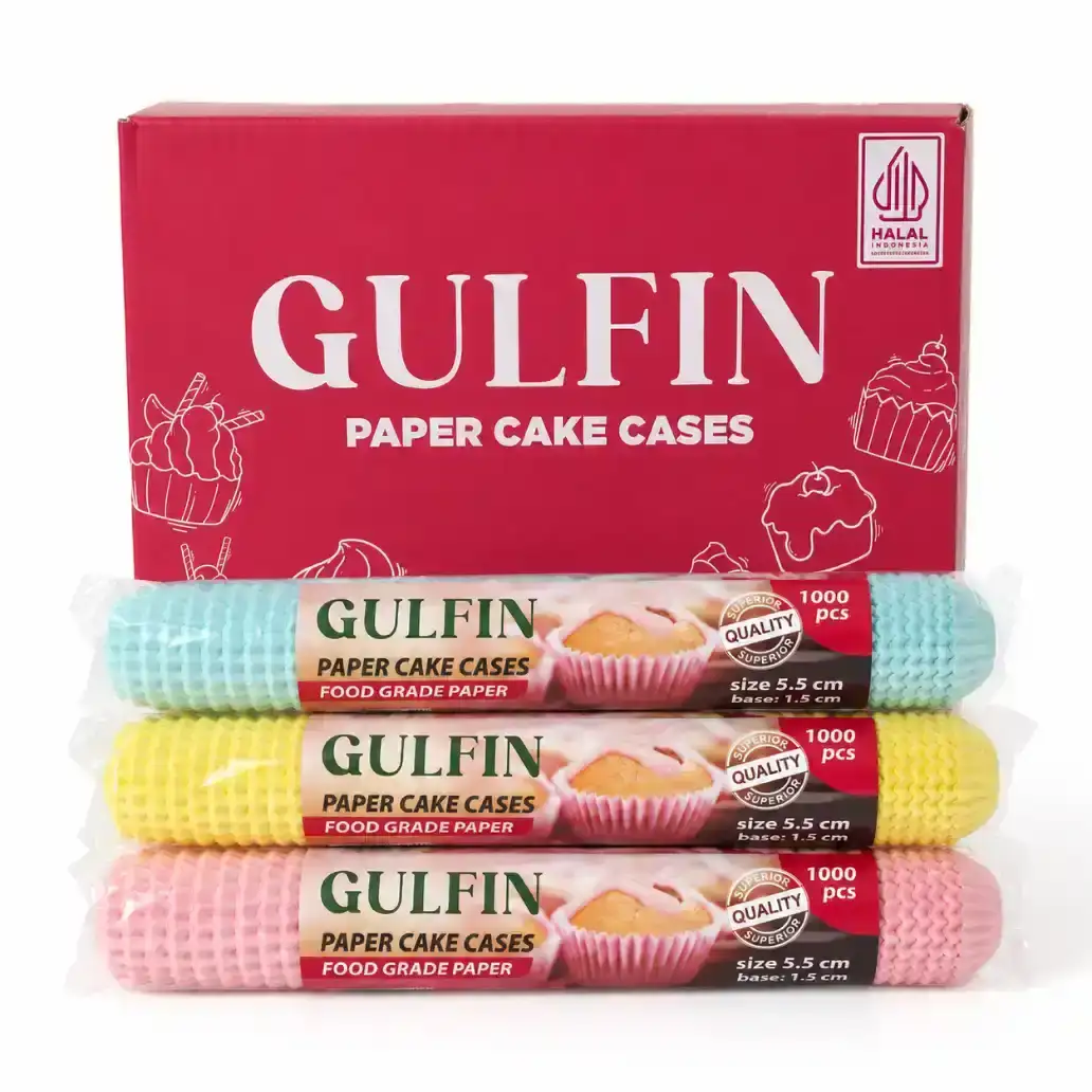 Gulfin Cake Cases 12.5cm Floral