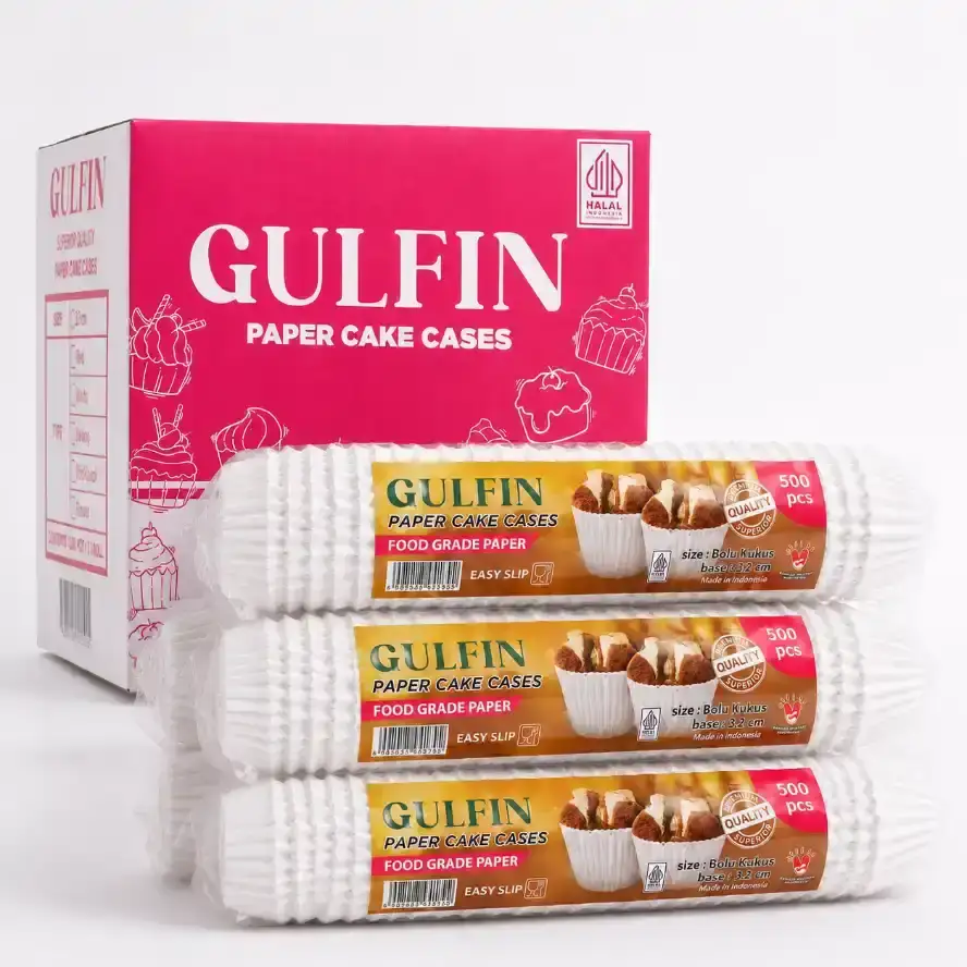 Gulfin Cake Cases 9.5cm Floral